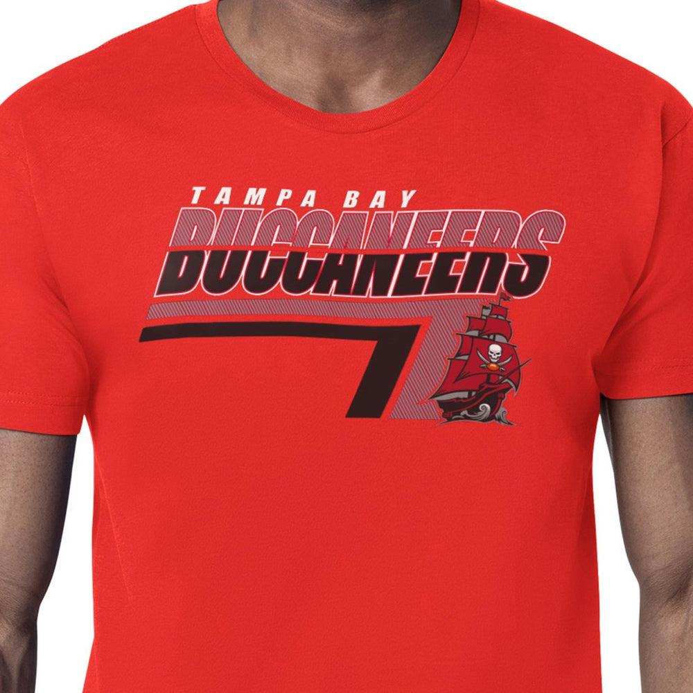 Tampa Bay Buccaneers Starter Logo Push Graphic T-Shirt - Red T-shirts