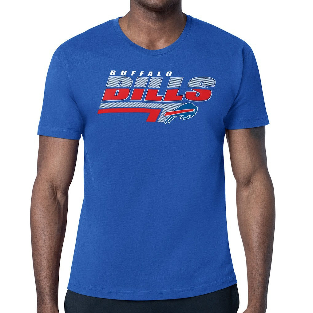 Buffalo Bills Starter Logo Push Graphic T-Shirt - Royal T-shirts