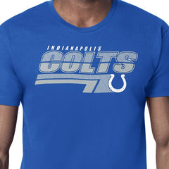Indianapolis Colts Starter Logo Push Graphic T-Shirt - Royal T-shirts