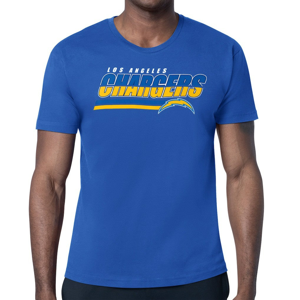Los Angeles Chargers Starter Logo Push Graphic T-Shirt - Royal T-shirts