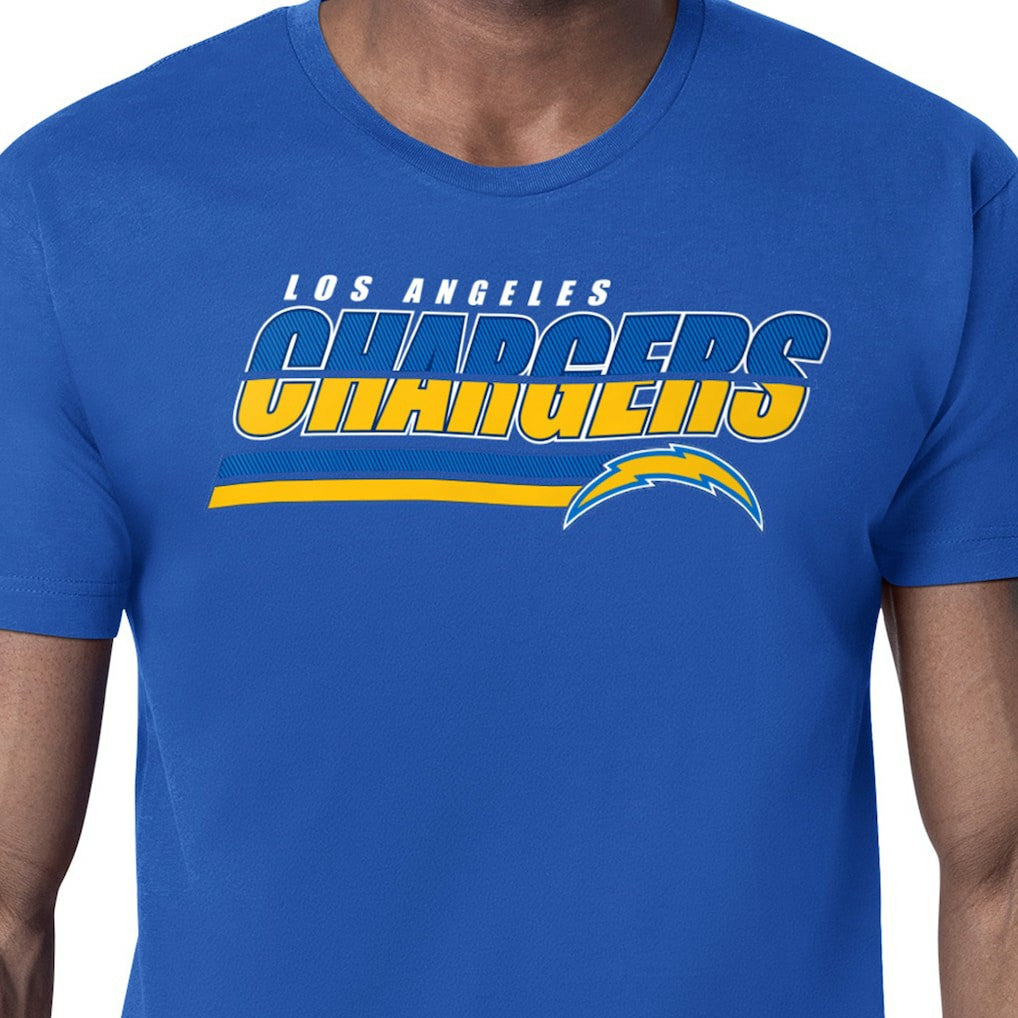 Los Angeles Chargers Starter Logo Push Graphic T-Shirt - Royal T-shirts