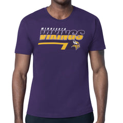 Minnesota Vikings Starter Logo Push Graphic T-Shirt - Purple T-shirts