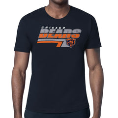 Chicago Bears Starter Logo Push Graphic T-Shirt - Navy T-shirts