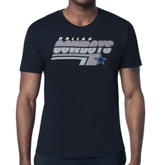 Dallas Cowboys Starter Logo Push Graphic T-Shirt - Navy T-shirts