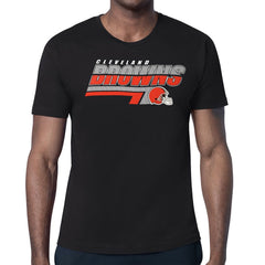 Cleveland Browns Starter Logo Push Graphic T-Shirt - Black T-shirts
