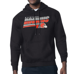 Cleveland Browns Starter Logo Push Graphic Hoodie - Black Hoodies