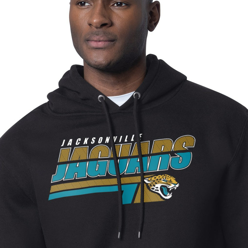 Jacksonville Jaguars Starter Logo Push Graphic Hoodie - Black Hoodies