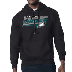 Philadelphia Eagles Starter Logo Push Graphic Hoodie - Black Hoodies
