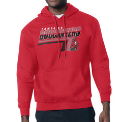 Tampa Bay Buccaneers Starter Logo Push Graphic Hoodie - Red Hoodies