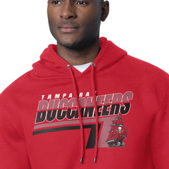 Tampa Bay Buccaneers Starter Logo Push Graphic Hoodie - Red Hoodies
