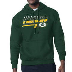 Green Bay Packers Starter Logo Push Graphic Hoodie - Green Hoodies