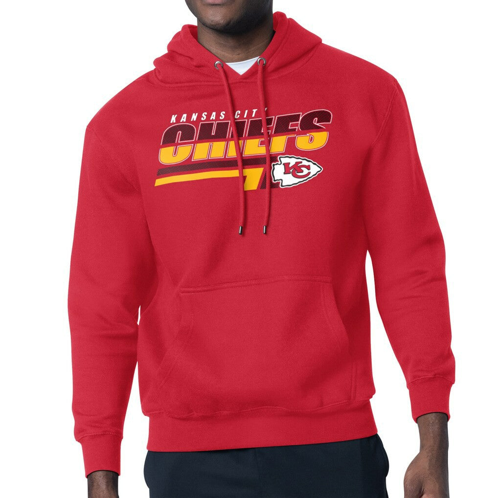Kansas City Chiefs Starter Logo Push Graphic Hoodie - Red Hoodies