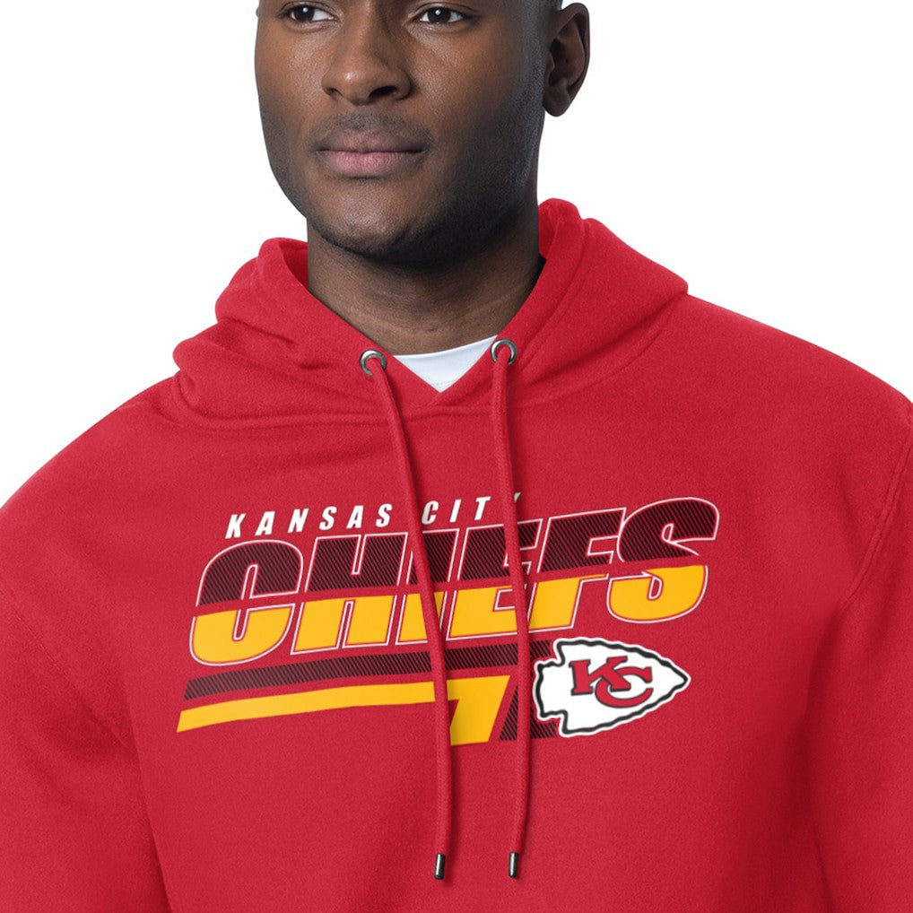 Kansas City Chiefs Starter Logo Push Graphic Hoodie - Red Hoodies