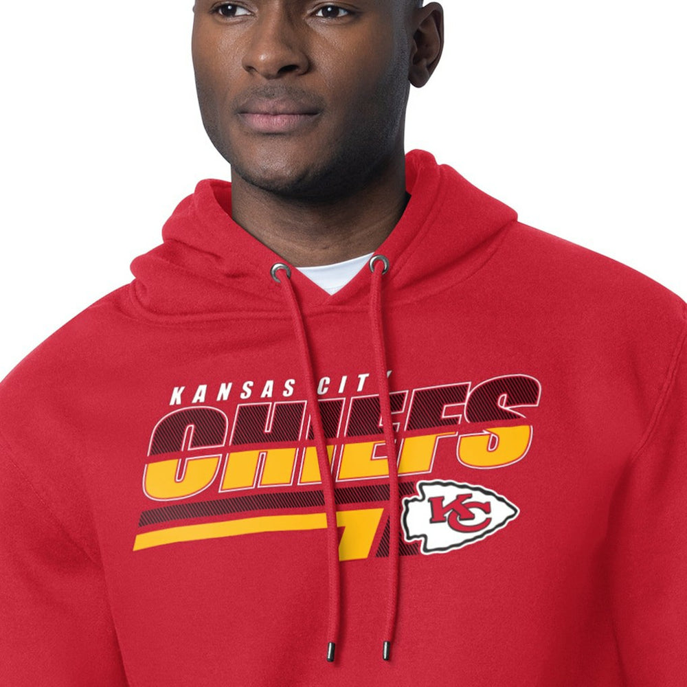 Kansas City Chiefs Starter Logo Push Graphic Hoodie - Red Hoodies