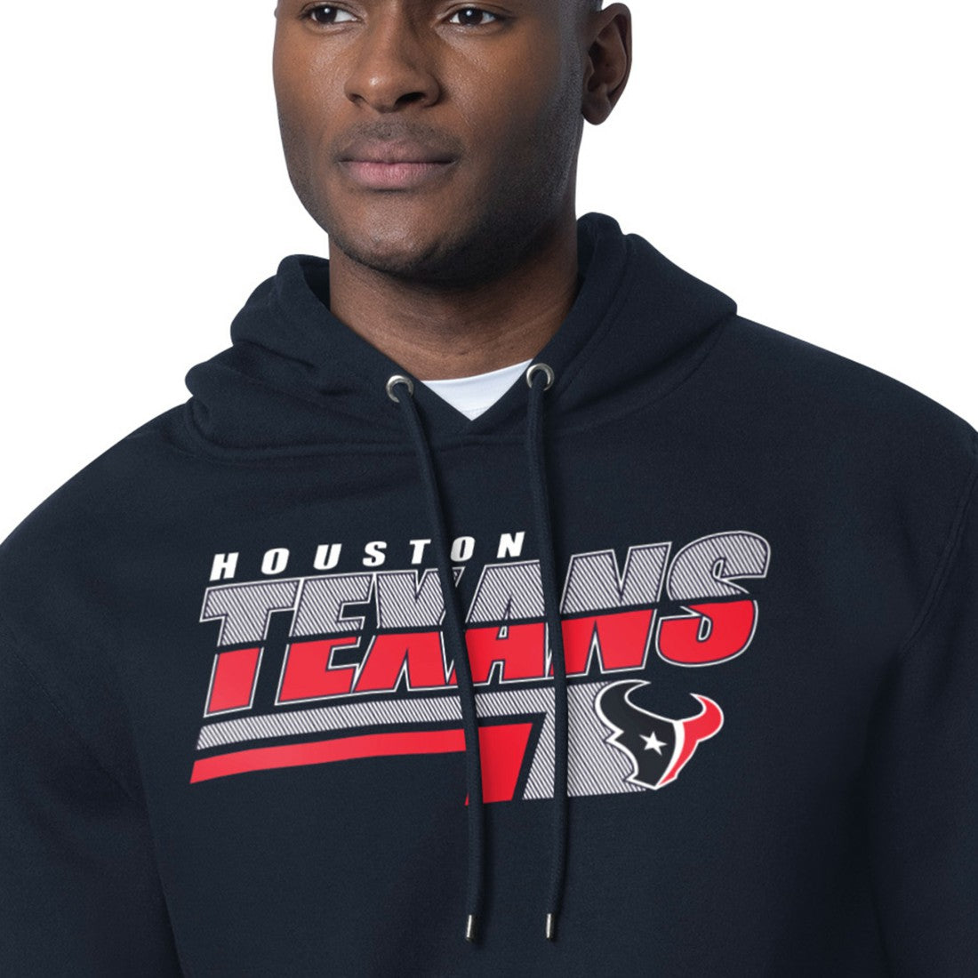 Houston Texans Starter Logo Push Graphic Hoodie - Navy Hoodies