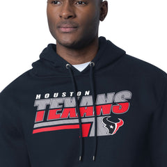 Houston Texans Starter Logo Push Graphic Hoodie - Navy Hoodies