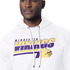 Minnesota Vikings Starter Logo Push Graphic Hoodie - White Hoodies