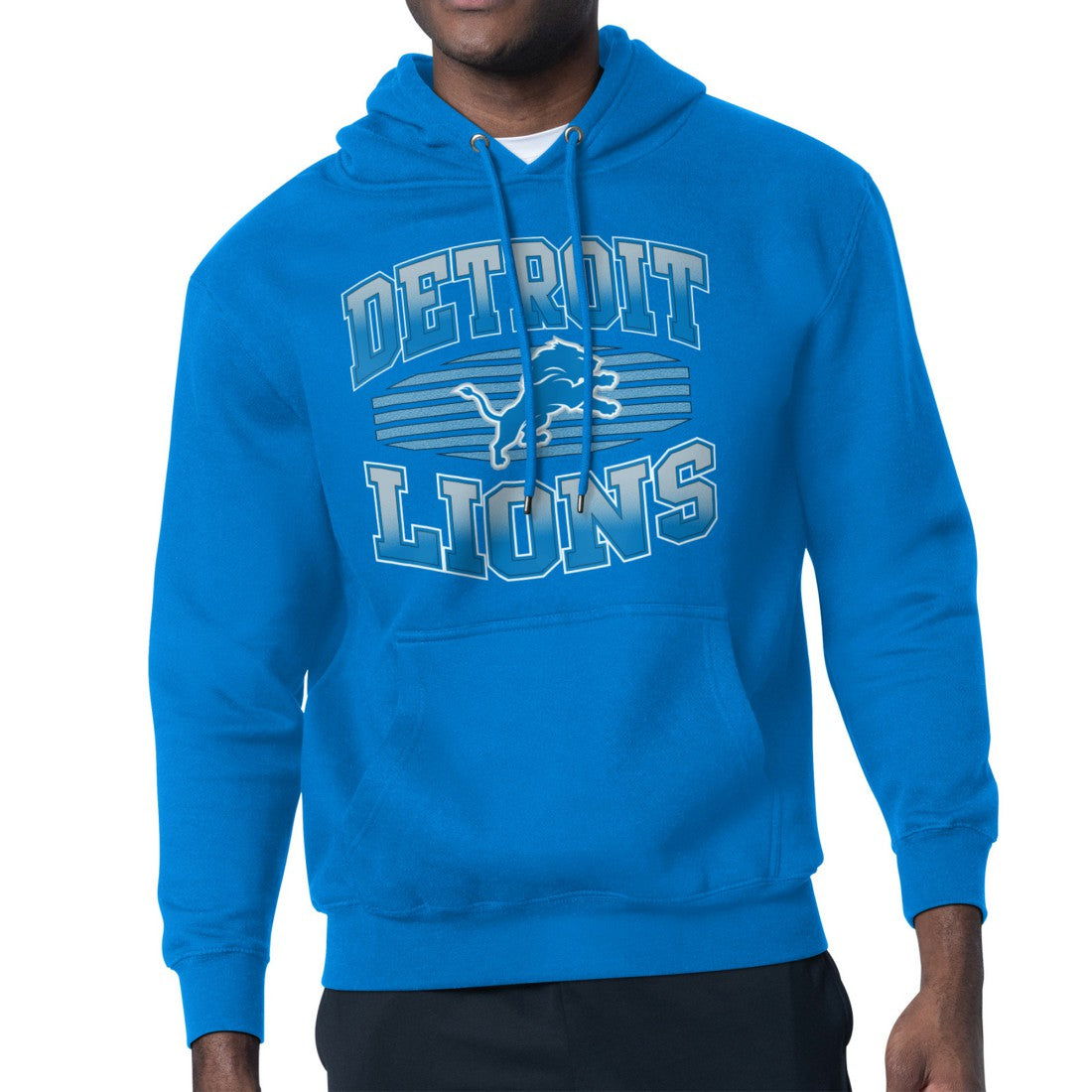 Detroit Lions Starter Team Grit Graphic Hoodie - Blue Hoodies