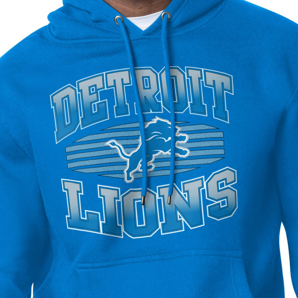Detroit Lions Starter Team Grit Graphic Hoodie - Blue Hoodies