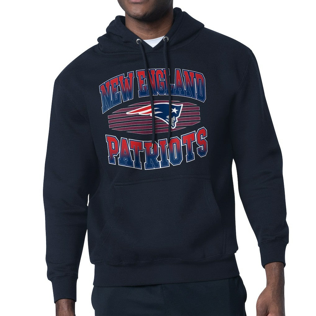 New England Patriots Starter Team Grit Graphic Hoodie - Navy Hoodies