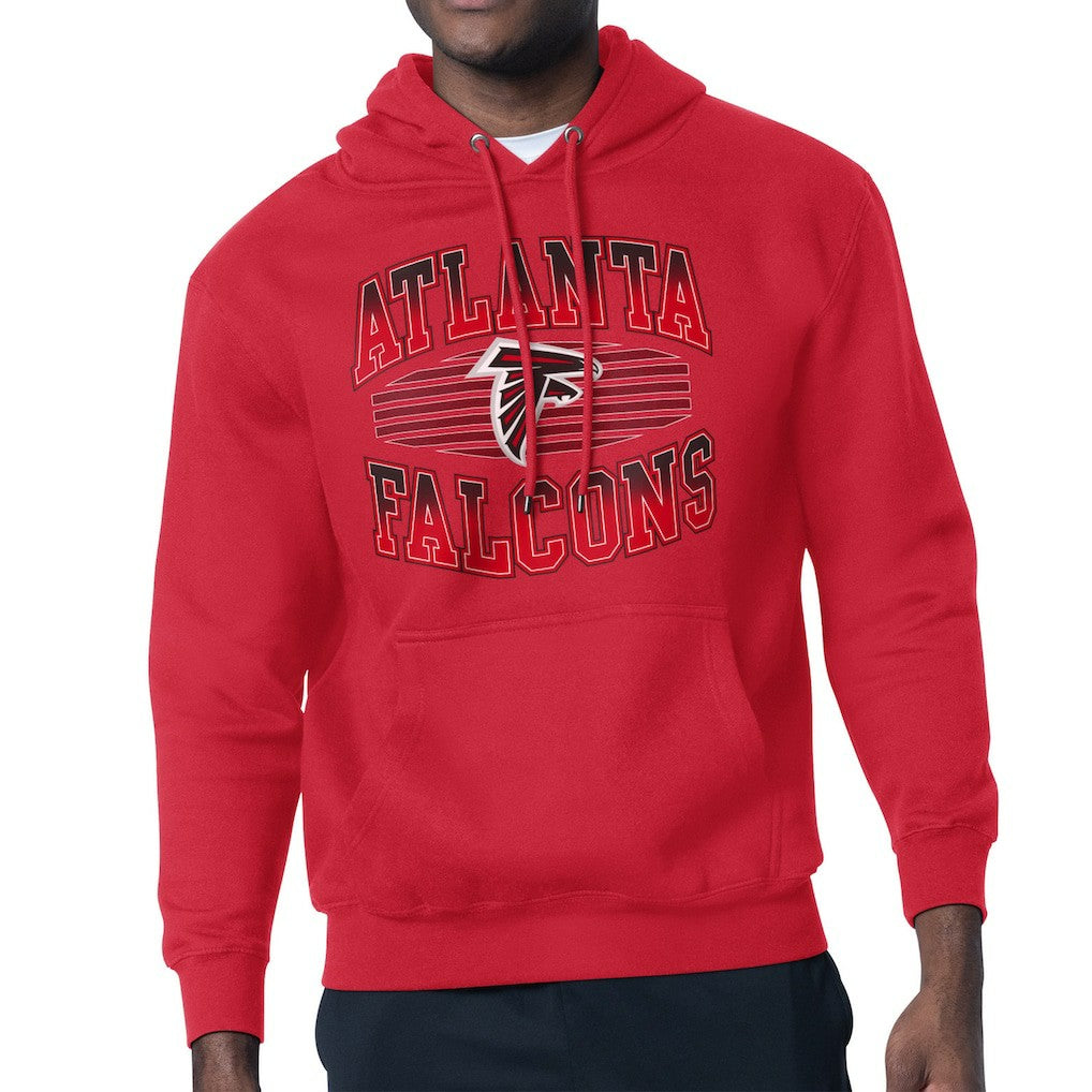 Atlanta Falcons Starter Team Grit Graphic Hoodie - Red Hoodies