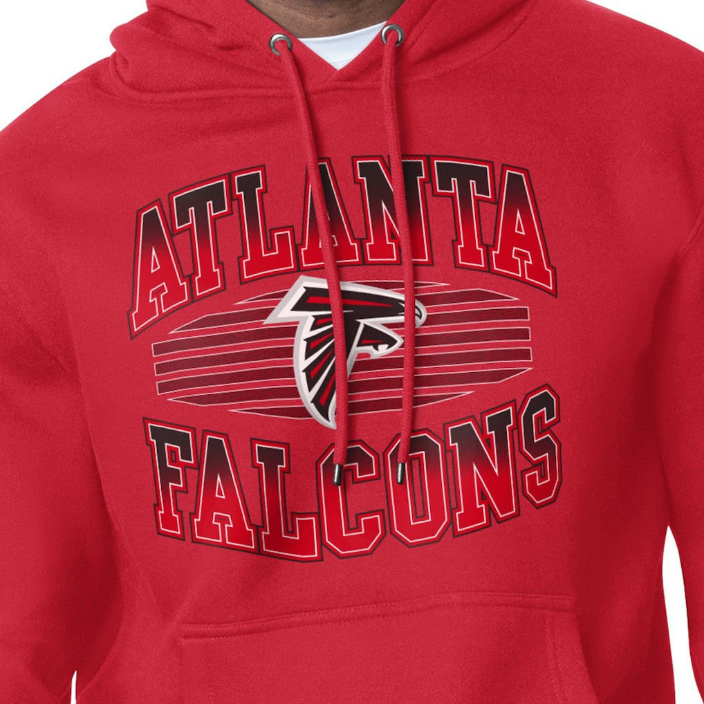 Atlanta Falcons Starter Team Grit Graphic Hoodie - Red Hoodies