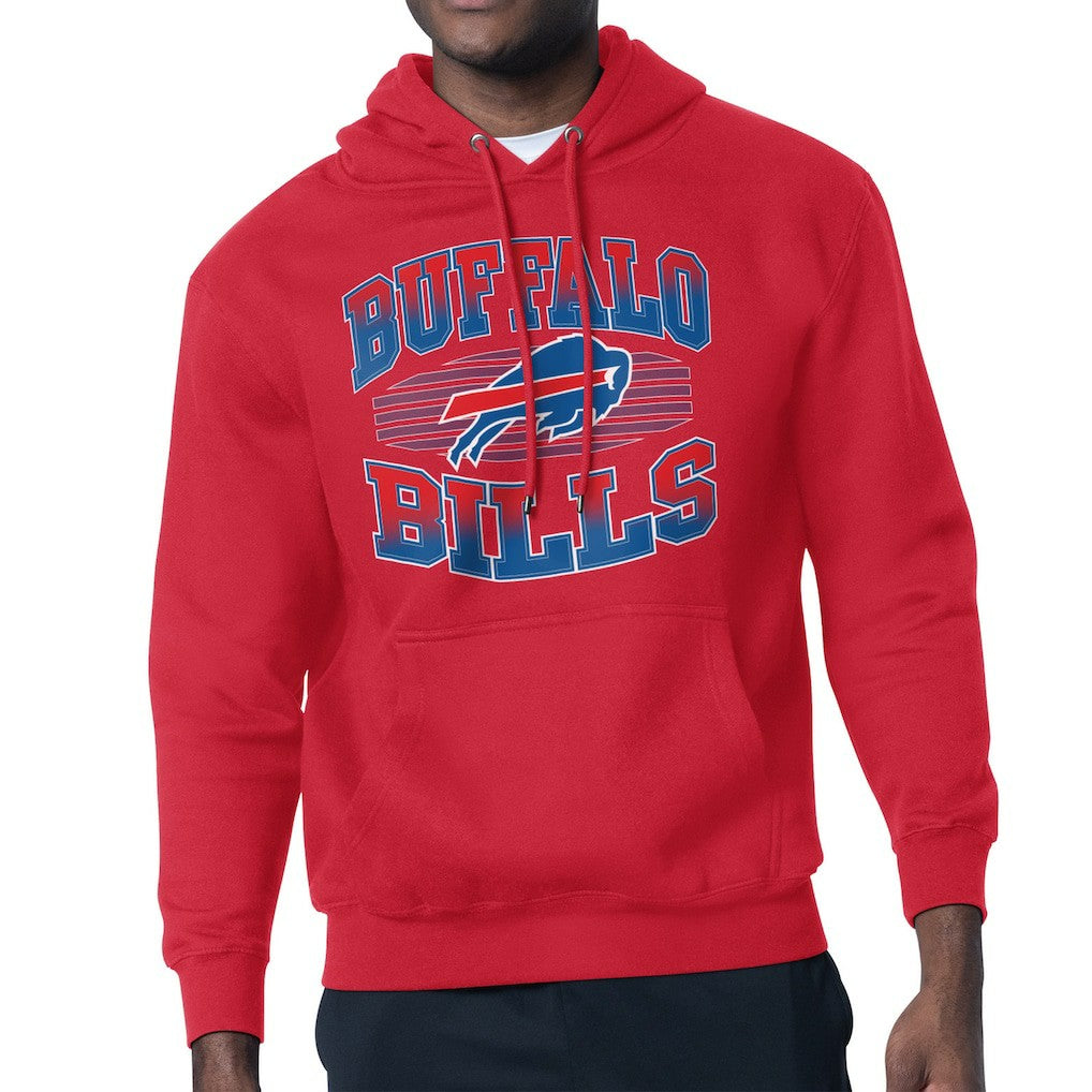 Buffalo Bills Starter Team Grit Graphic Hoodie - Red Hoodies