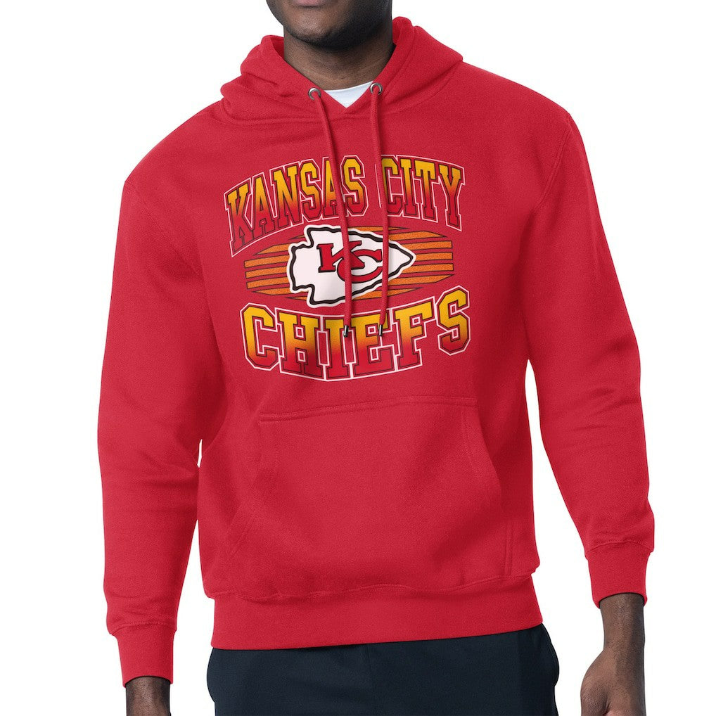 Kansas City Chiefs Starter Team Grit Graphic Hoodie - Red Hoodies