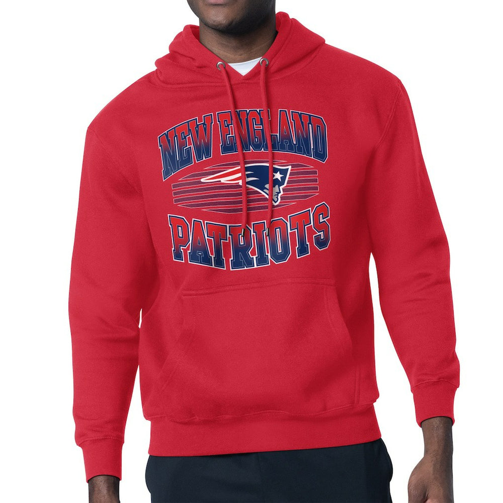 New England Patriots Starter Team Grit Graphic Hoodie - Red Hoodies