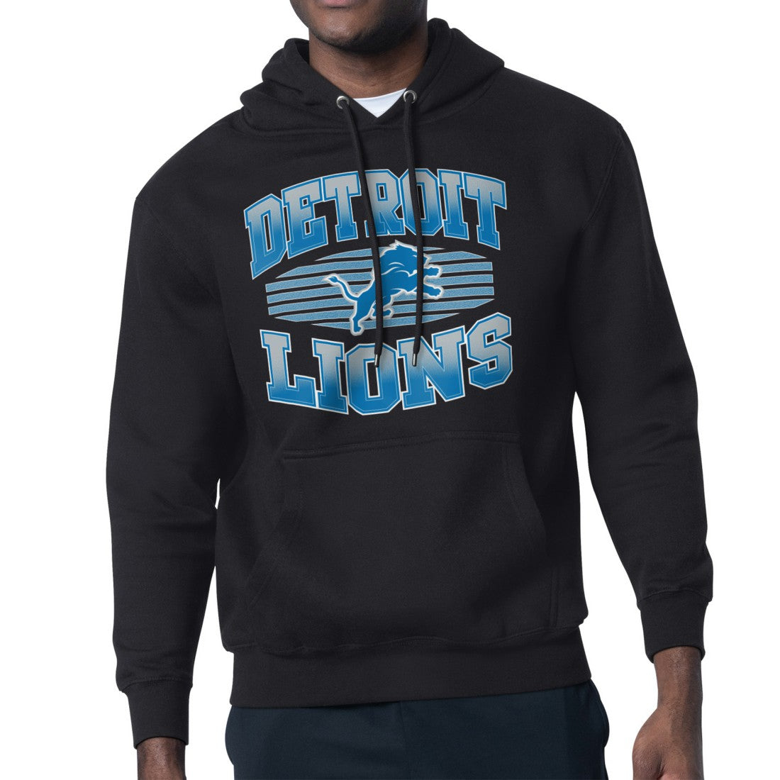 Detroit Lions Starter Team Grit Graphic Hoodie - Black Hoodies