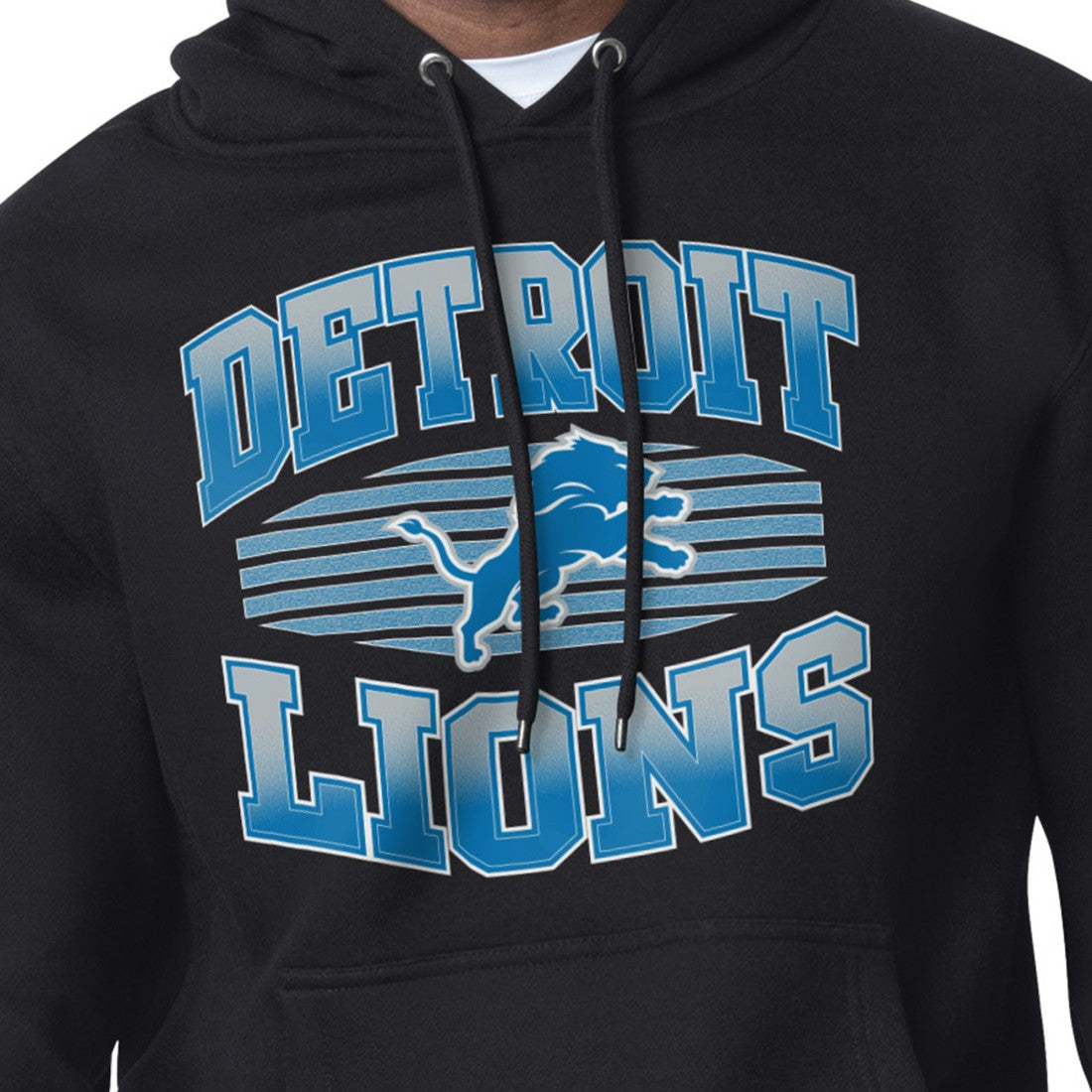 Detroit Lions Starter Team Grit Graphic Hoodie - Black Hoodies