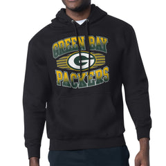 Green Bay Packers Starter Team Grit Graphic Hoodie - Black Hoodies