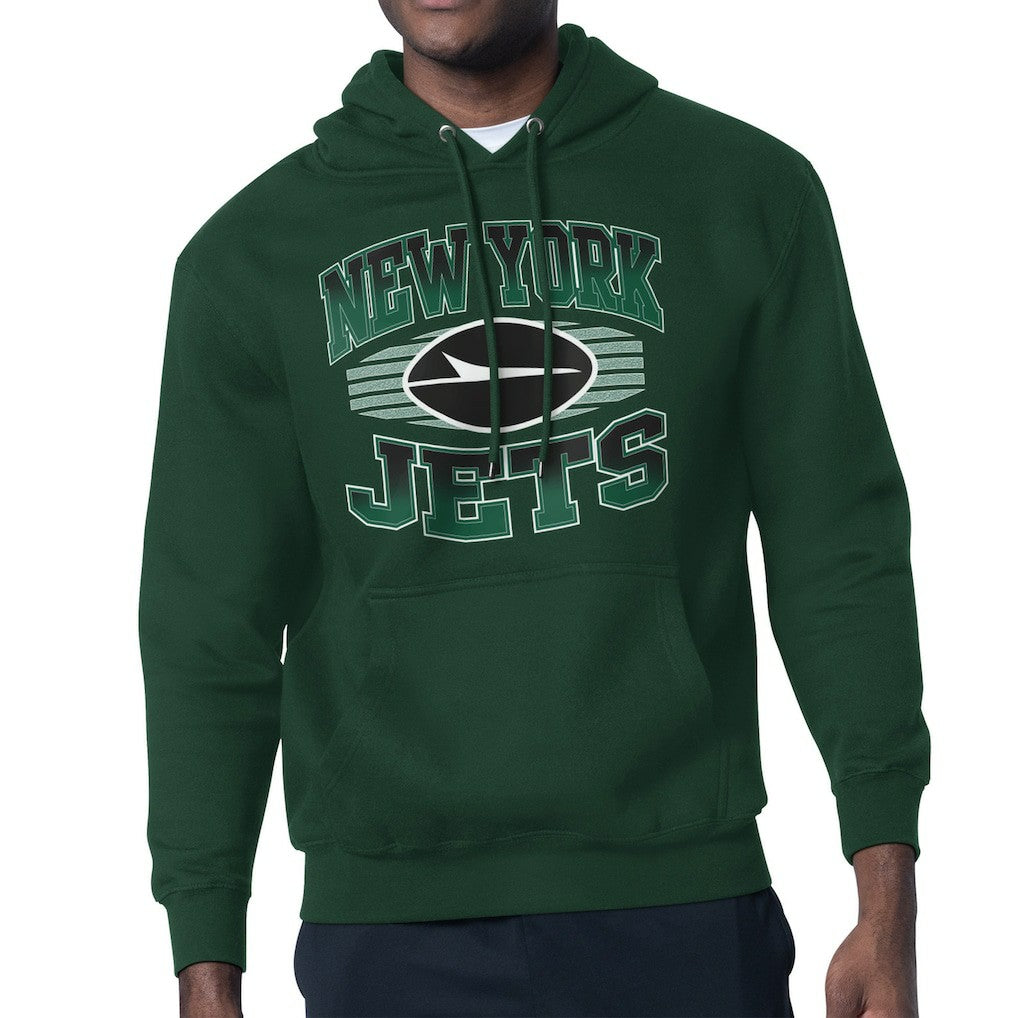 New York Jets Starter Team Grit Graphic Hoodie - Green Hoodies