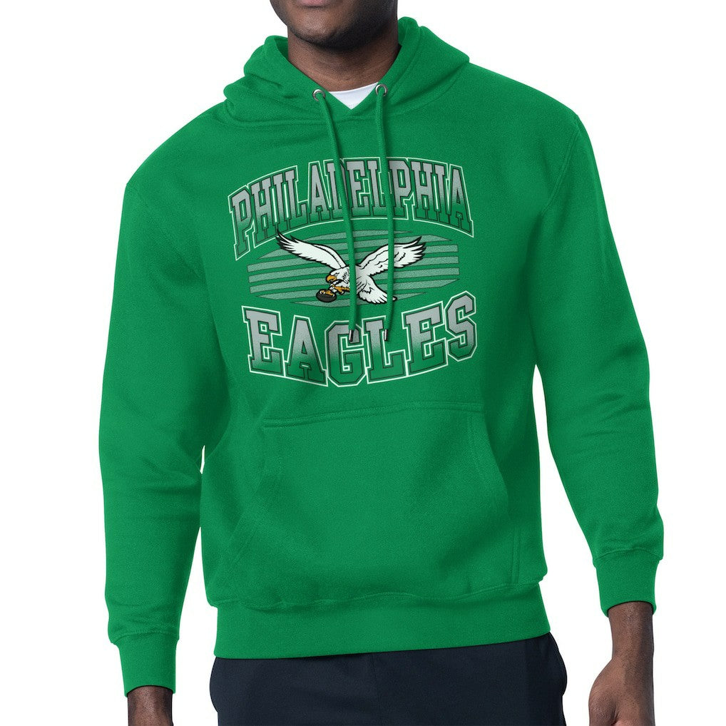 Philadelphia Eagles Starter Team Grit Graphic Hoodie - Kelly Green Hoodies