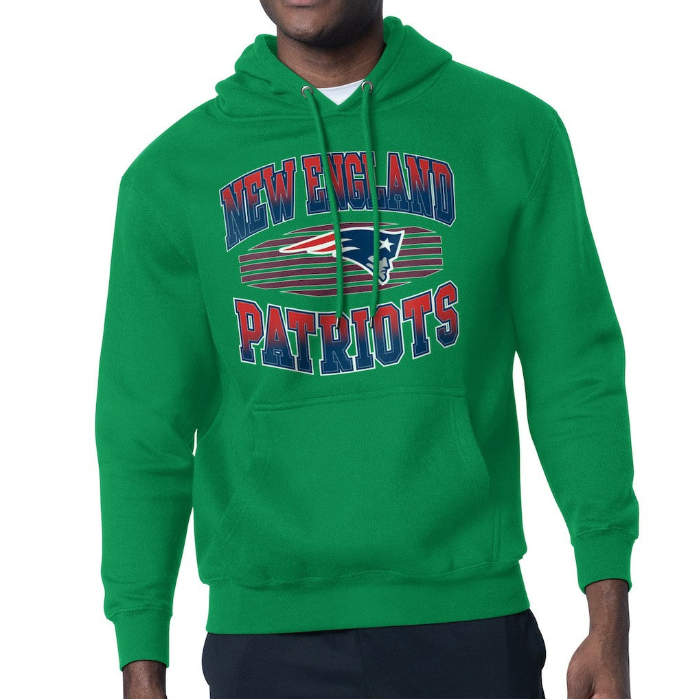 New England Patriots Starter Team Grit Graphic Hoodie - Kelly Green Hoodies