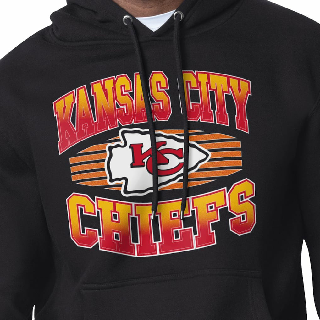 Kansas City Chiefs Starter Team Grit Graphic Hoodie - Black Hoodies