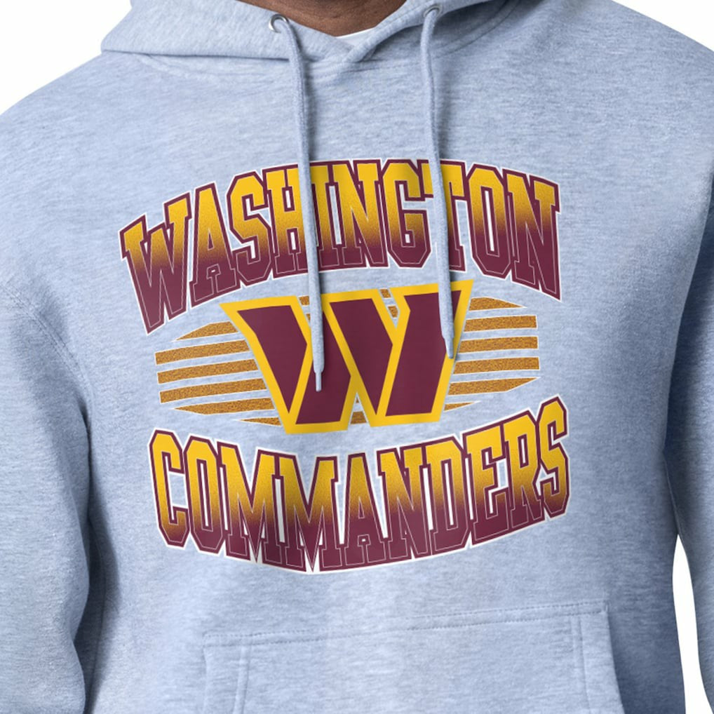 Washington Commanders Starter Team Grit Graphic Hoodie - Heather Gray Hoodies