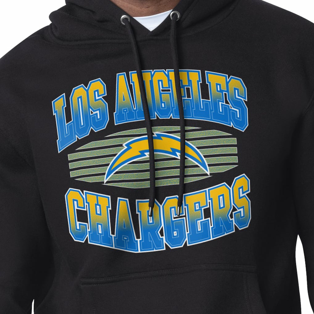 Los Angeles Chargers Starter Team Grit Graphic Hoodie - Black Hoodies
