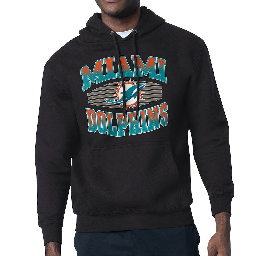 Miami Dolphins Starter Team Grit Graphic Hoodie - Black Hoodies