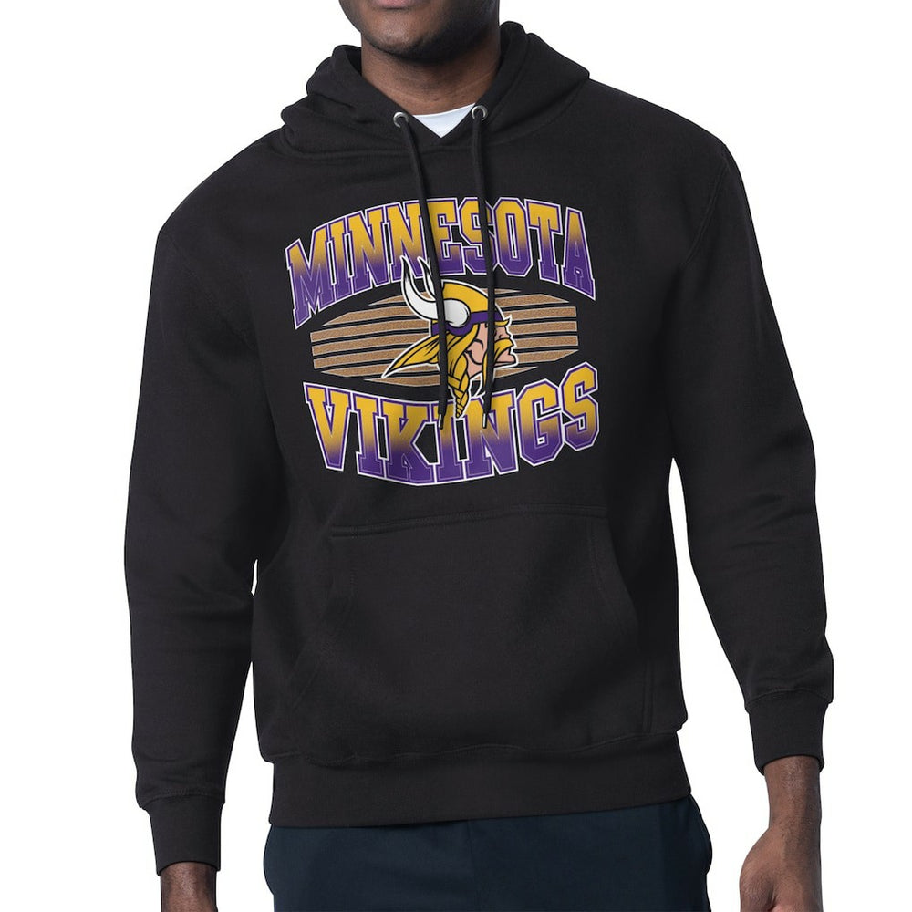 Minnesota Vikings Starter Team Grit Graphic Hoodie - Black Hoodies
