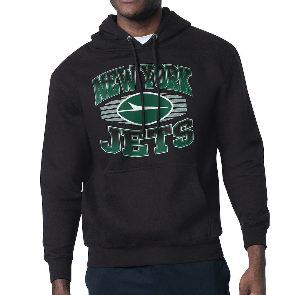 New York Jets Starter Team Grit Graphic Hoodie - Black Hoodies