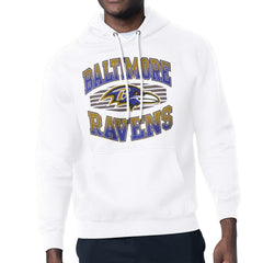 Baltimore Ravens Starter Team Grit Graphic Hoodie - White Hoodies