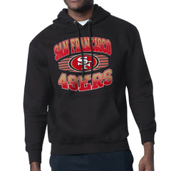 San Francisco 49ers Starter Team Grit Graphic Hoodie - Black Hoodies