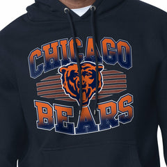 Chicago Bears Starter Team Grit Graphic Hoodie - Navy Hoodies