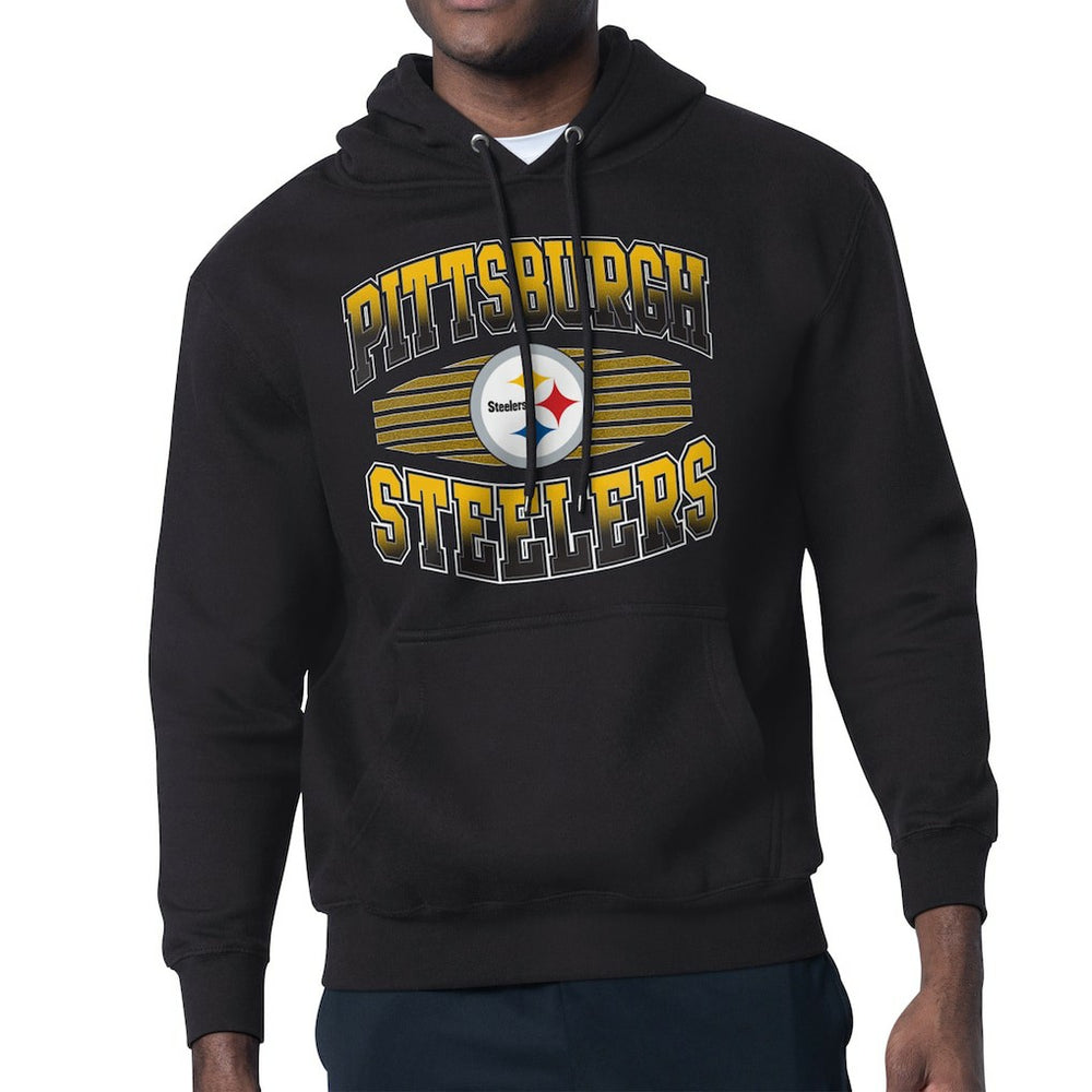 Pittsburgh Steelers Starter Team Grit Graphic Hoodie - Black Hoodies