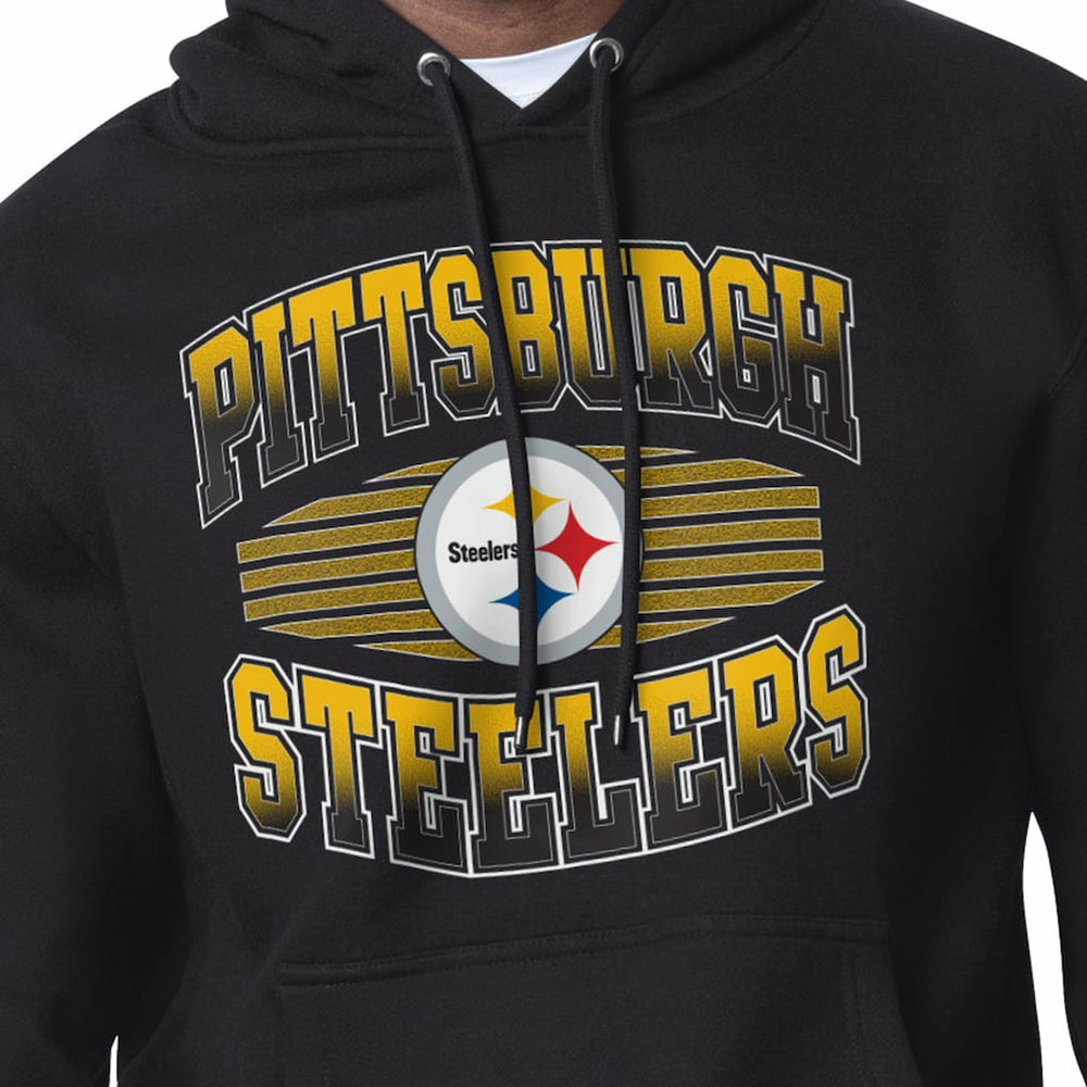 Pittsburgh Steelers Starter Team Grit Graphic Hoodie - Black Hoodies
