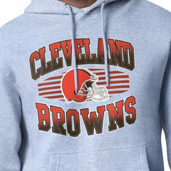 Cleveland Browns Starter Team Grit Graphic Hoodie - Heather Gray Hoodies