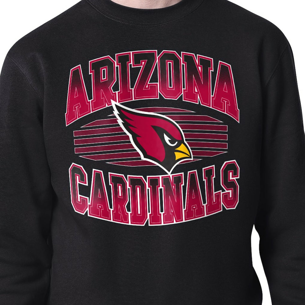 Arizona Cardinals Starter Team Grit Graphic Fleece Pullover Sweatshirt - Black Pullover