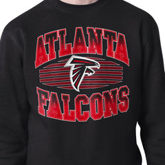 Atlanta Falcons Starter Team Grit Graphic Fleece Pullover Sweatshirt - Black Pullover