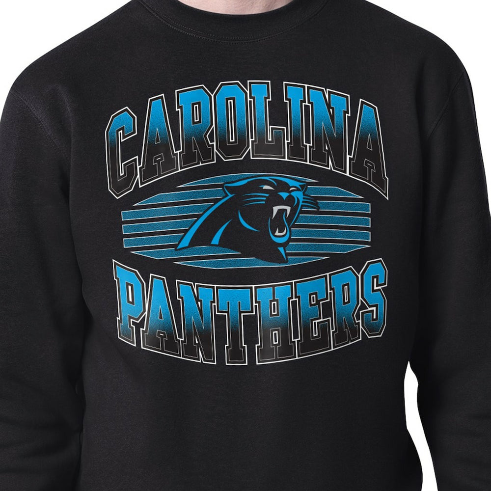Carolina Panthers Starter Team Grit Graphic Fleece Pullover Sweatshirt - Black Pullover